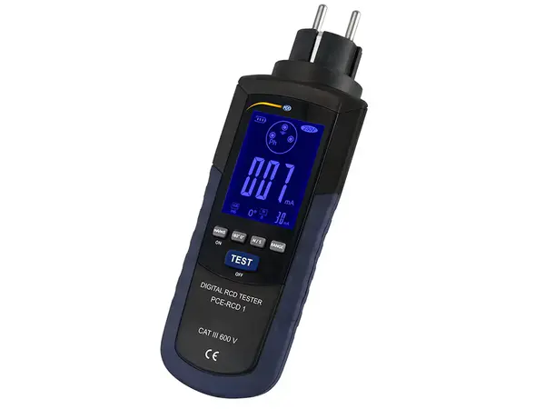 Comprobador de instalaciones PCE-RCD 1
