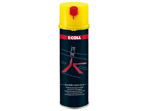 Spray trazador de obras UE amarillo 500 ml  