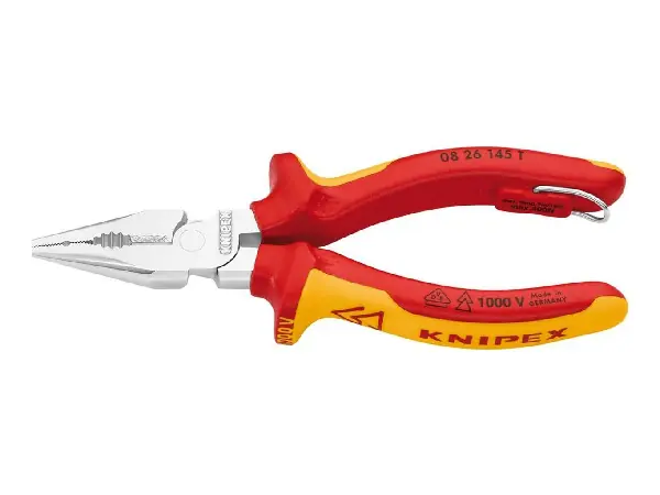 Alicates universales en punta VDE TT con mango varios componentes 145mm KNIPEX