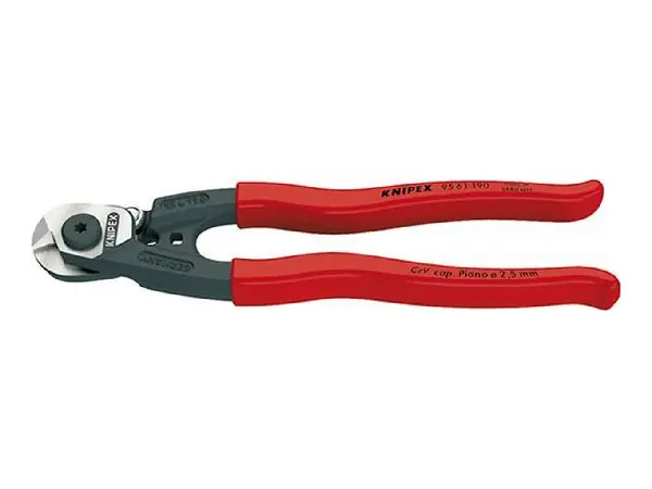 Cortacables para cable trenzado con mango de plástico 190 mm Knipex 