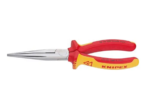 Alicate redondo plano VDE 200mm no.2616 Knipex  