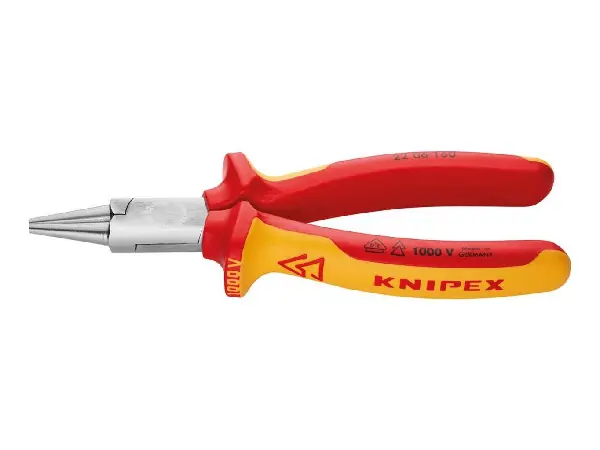 Alicate de boca redon VDE 160mm no.2206 Knipex  