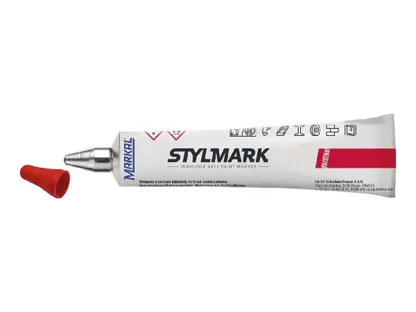 Escribetubos Markal Stylmark 50ml rojo  