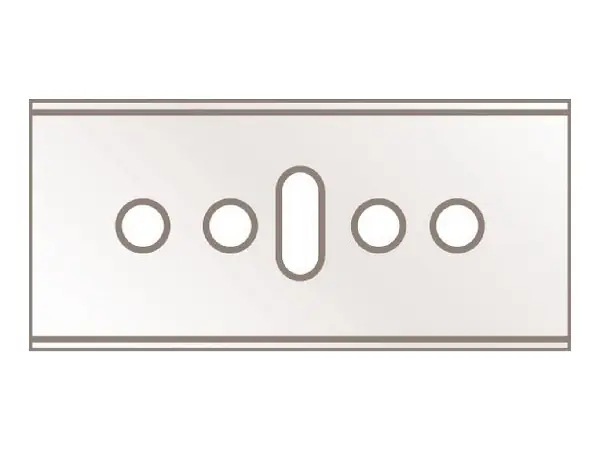 Cuchilla CARTONAX inoxidables de 10 unidades 