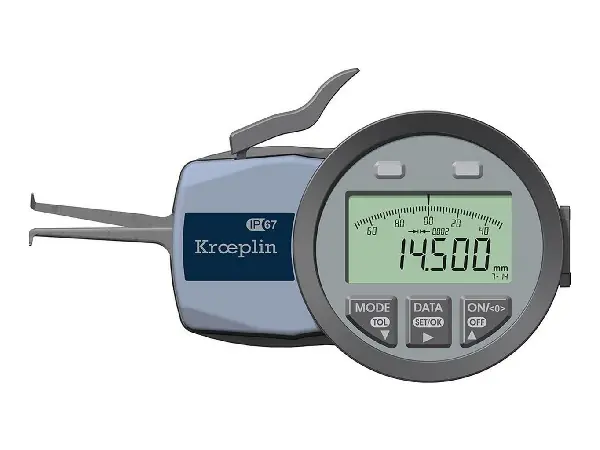 Palpador rapido de interiores IP67 medicion en 3 puntos 7-14mm KRÖPLIN