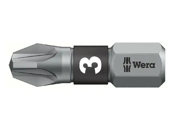Punta p tornillo de estr PZ3x25mm BiTorsion ejecución tenaz dura Wera
