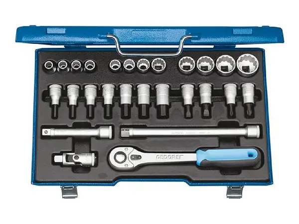 Juego de llaves de vaso de 1/2