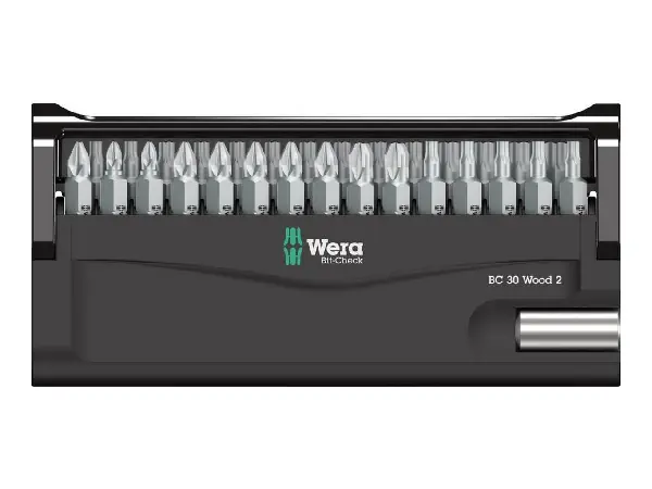 Surtido de puntas 30 piezas Wood Wera  