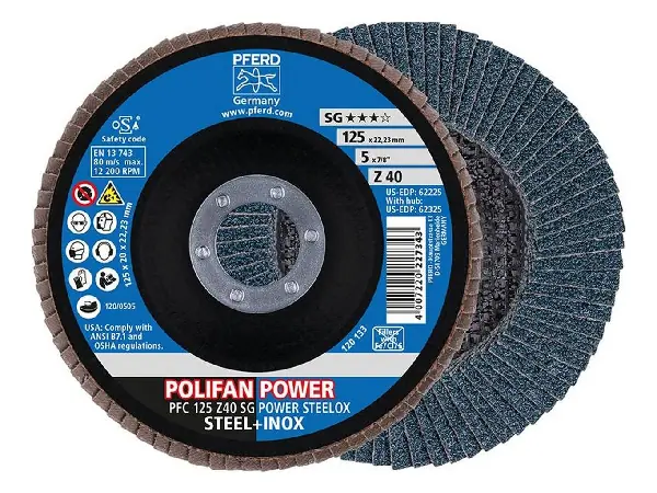 Disco abras.d.desbaste 125x22mm K 40 Rüggeberg  