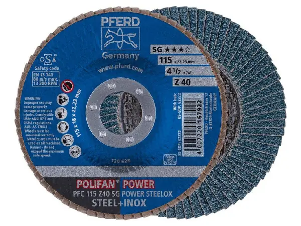 Disco abras.d.desbaste 115X22mm K 40 Rüggeberg  