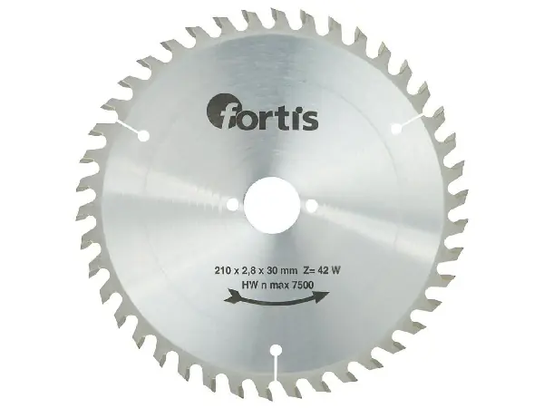 Hoja sier circ MD 210x3,0 x30mm Z42W Fortis  