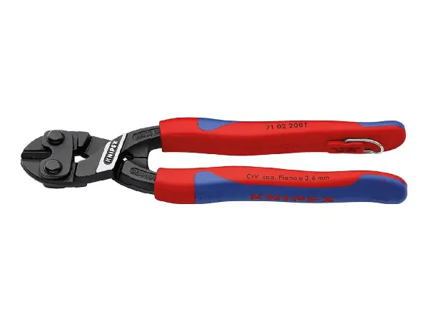 Cortapernos compacto CoBolt c/ cierre seguridad y mango 2 componentes 200mm KNIPEX