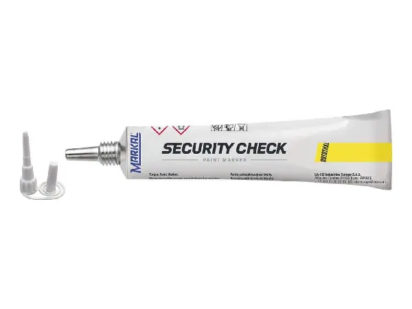 Markal Security-Check barniz de sellado, amarillo 