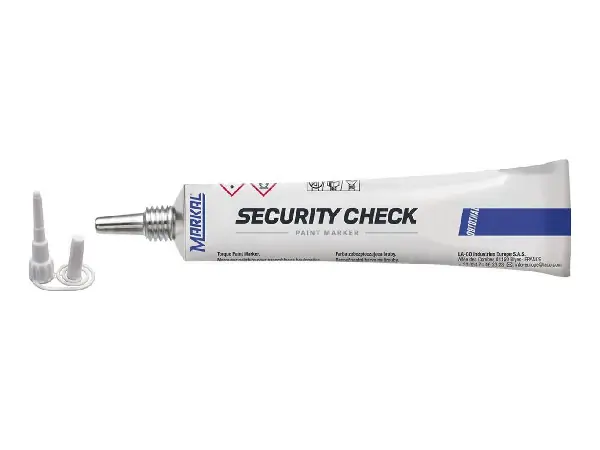 Markal Security-Check barniz de sellado, azul 