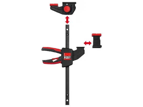 Sarg. de mesa una mano 150x60mm / 120-310mm 2uds BESSEY 