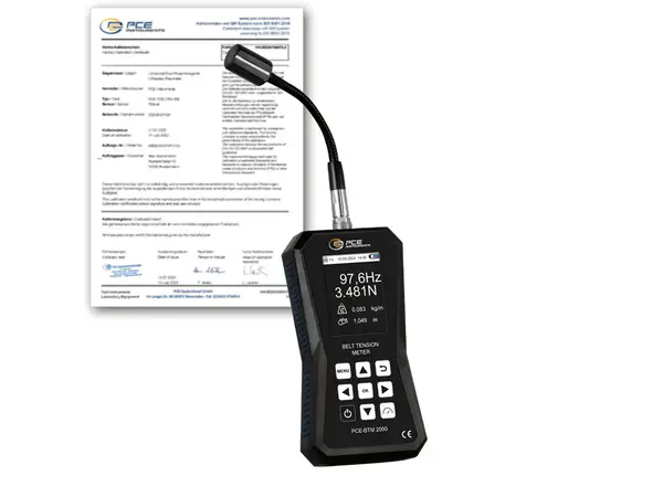 Medidor de tensión de correas PCE-BTM 2000A-ICA