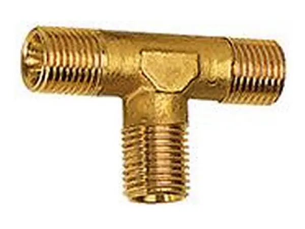 Pieza en T de laton RM/RM/RM R1/2
