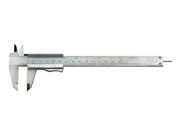 Pie de rey de bolsillo bloqueo instantaneo 150mm 1/50, 1/1000 FORTIS 