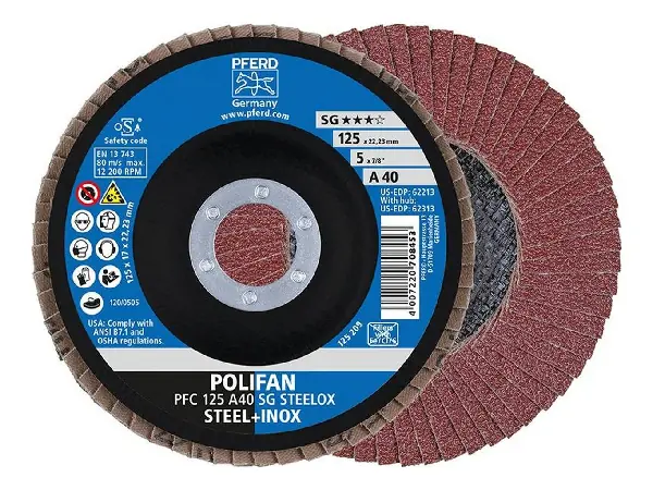 Disco abras.d.desbaste 115X22mm K 40 Rüggeberg  