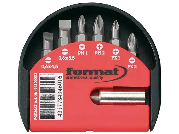 Surtido de puntas 7 piezas universal FORMAT  