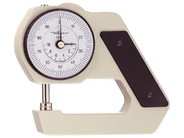 Micrometro espesores J15 profundidad arco 18mm KÄFER 