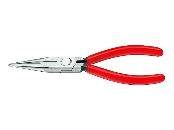 Alicate de punta curva pulido 140mm con mango plástico Knipex