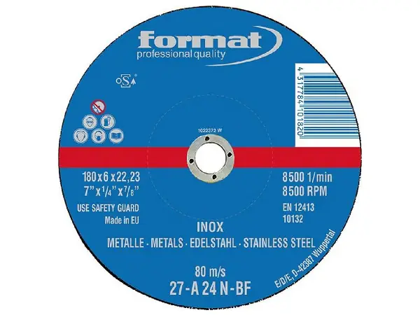 Disco abras.d.desbaste 125x6mm FORMAT  