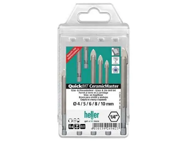 Broca crist.CeramicMaster Satz 5-tlg. Heller  