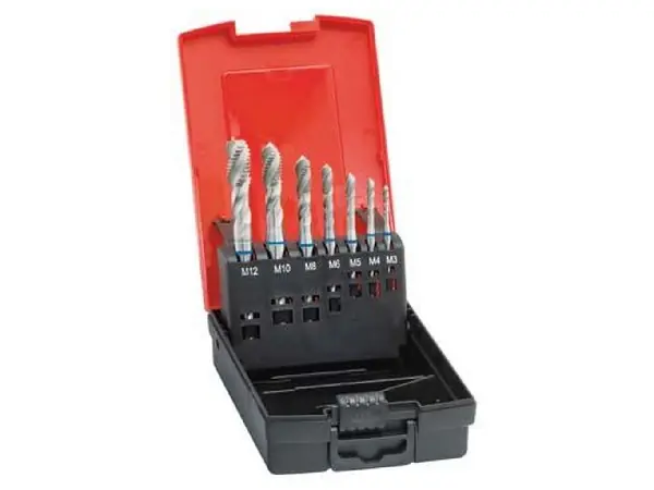 Machos roscar a maquina, juego DIN371/376 TiALN INOX forma C M3-M12 FORMAT