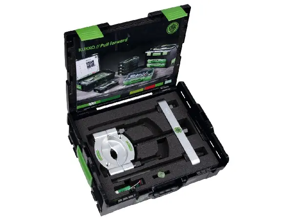 Juego de extractores y separadores universales con prensa hidráulica Kukko