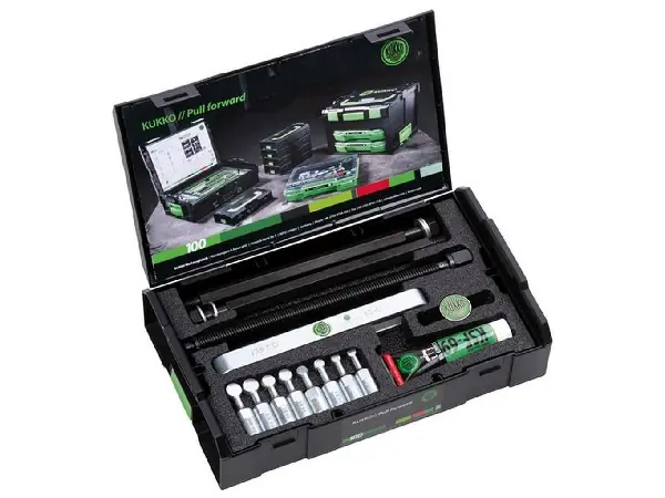 Juego de extractores de rodamientos de bolas para rodamientos medianos Kukko