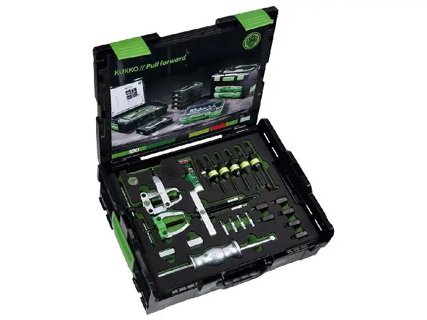 Juego de extractores universales maletin tamanos de 8 a 48 mm Kukko