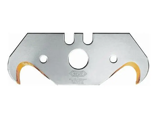 Cuchilla con gancho 10 unid. TIN 0,65mm Lutz  