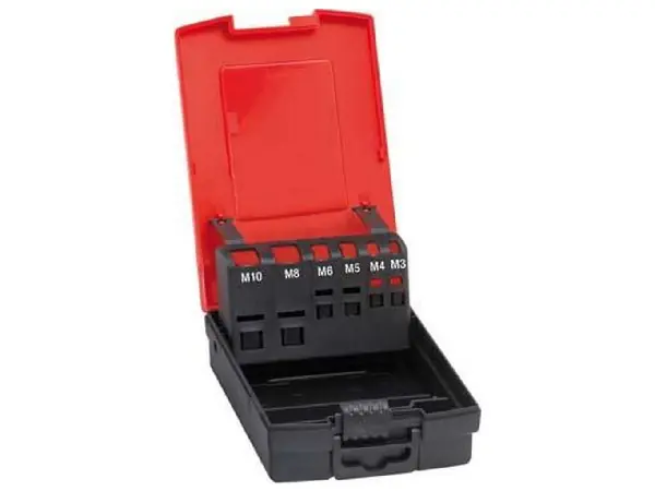 Caja de plastico, vacia para tamanos M3-M10FSmm FORMAT 