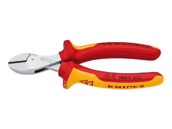 Alic.corte diag.comp. VDE 160mm c.mang.plás. Knipex  