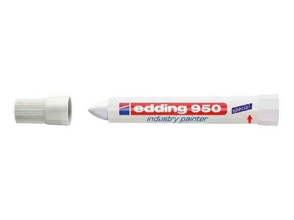 Marcador industrial num. 950 blanco Edding  
