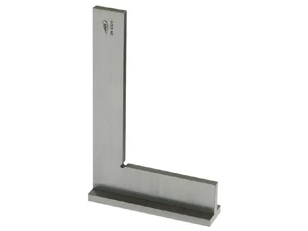 Escuadra c/tope DIN875/0B 300x200mm inox. HP  