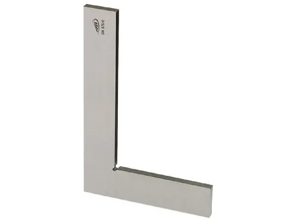 Escuadra plana DIN875/0 A 150x100mm inox. HP  