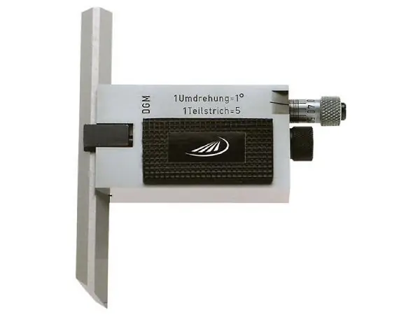 Escuadra de canto agudo de precision regla desplazable HP 