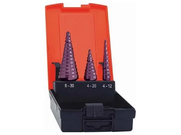 Jgo broca escalonada HSS TiALN 4-12/4-20/6-30mm FORMAT 