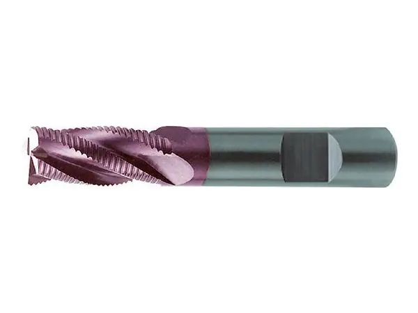 Fresa de desbastar, larga DIN6527 MDI TiALN tipo HR vastago HB 20mm FORMAT vastago HB