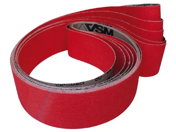 Cinta abrasiva de tejido cerámica 50x1000 mm K 80 VSM 