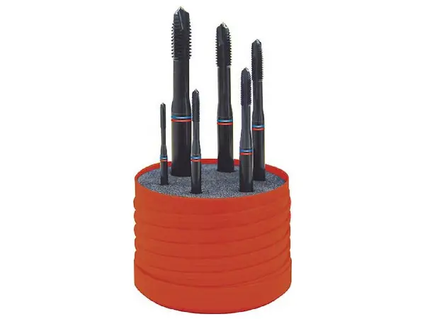 Machos roscar a maquina, juego vaporizado vaporizado M3-M10 agjo pasante M4 FORMAT