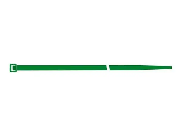abrazadera para cables nilón verde UV 4,5x280mm 100uds. Sapi