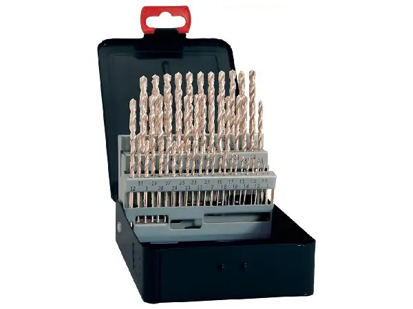 Jgo broca espiral DIN338 HSS rectificado tipo N 1-10mm FORTIS 