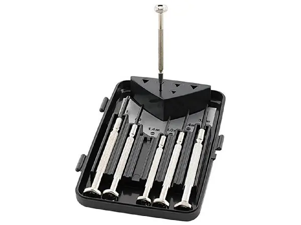 Juego de destornilladores para relojeros 6 piezas Hesse 