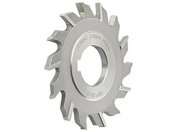 Fresa de disco DIN885 HSSE tipo HR forma A dentado cruzado 50x5mm FORMAT