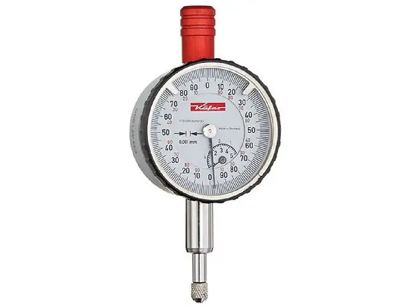 Reloj comparador preciso KM1000/5 S D40mm KÄFER  