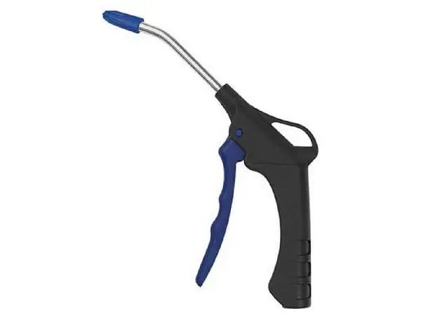 Pistola de soplado con alarg.s.manguito G1/4 insonoriz. 