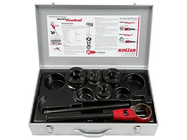 Juego terrajas mano en maletin Central R 1/2-1 1/4z 